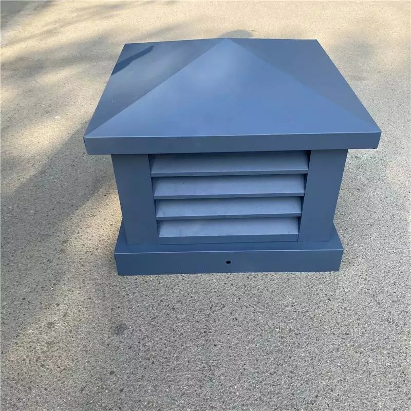 Roof louver hood